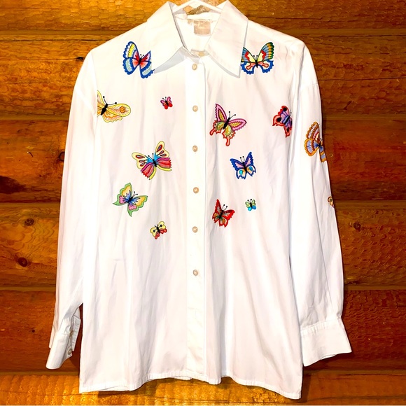 Escada Butterfly ๐ฆ Shirt - Picture 1 of 10